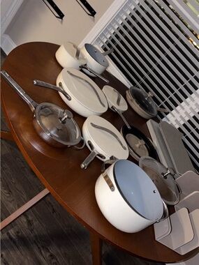 Assorted Caraway and Our Place Pots and Pans